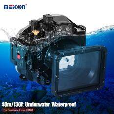 MEIKON Waterproof Camera Diving Housing Protective Case Cover Underwater 40m/ 130ft for Panasonic Lumix LX100