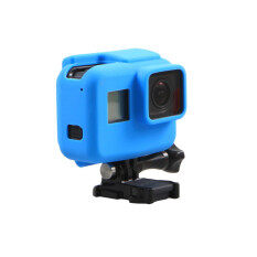 Meking Silicone Cover Soft Case Protective Housing Case for GoPro Hero 5 Black Edition Sport Action Camera (Blue)
