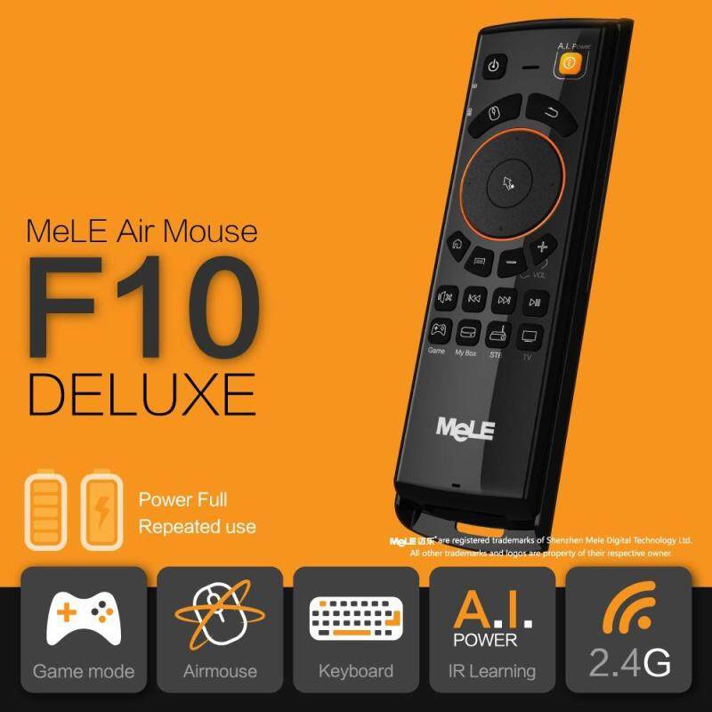 Mele F10 Deluxe Fly Air Mouse 2.4GHz Wireless Keyboard Remote Control with IR Learning Function For Smart Android Tv Box Mini Pc