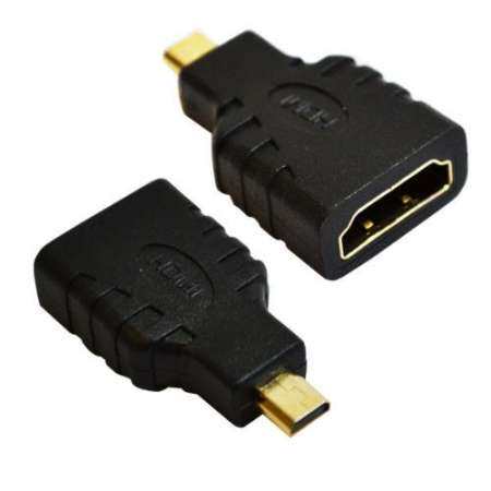 Micro HDMI ไปยังสาย HDMI Converter ADAPTER เชื่อมต่อกับทีวีจอ LCD HDTV - INTL