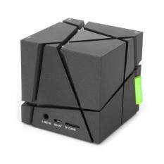 Mini Portable Cube LED Stereo Wireless Bluetooth Speaker for SmartPhone TabletBK Malaysia