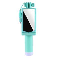 Mini Selfie Tongkat dengan Cermin Selfie Tongkat untuk iPhone 6 6 S 5 S Samsung Android Monopod Pau De Selfie depan/Belakang Kamera Palo