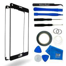MMOBIEL Front Glass for Samsung Galaxy Note 4 N910 Series (Black) Display Touchscreen incl Tool Kit / Pre-cut Sticker / Tweezers/ Roll of Adhesive Tape / Suction Cup / Metal Wire / cleaning cloth