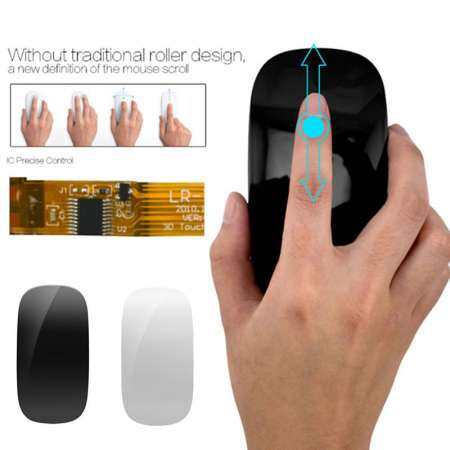 Mouse Magic Touch Mouse 2.4GHz 12000 DPI Wireless Optical Mice For Windows Mac Laptop Mouse Magic Touch Mouse 2.4GHz 12000 DPI Wireless Optical Mice For Windows Mac Laptop