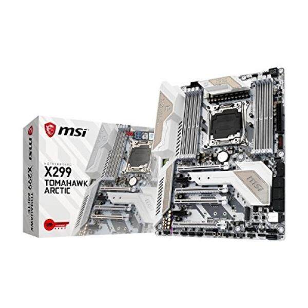 MSI Arsenal Gaming Intel X299 LGA 2066 DDR4 USB 3.1 SLI Motherboard ATX (X299 TOMAHAWK ARCTIC)-Intl