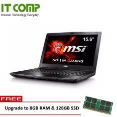 MSI GL62M 7RD-089MY 15.6˝ Gaming Notebook (i7-7700HQ/GTX1050 2G/4GB/1TB/W10) + Free Upgrade to 8GB RAM & 128GB SSD Malaysia