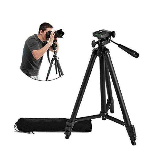 MYM Kamera Video Tripod Y & M (TM) portabel Kecil Ringan Perjalanan Kompak Lengkap Aluminium Aloi Tripod dengan Membawa Tas untuk Ponsel Digital DSLR Kamera Perekam Video 360 Derajat dudukan-Internasional