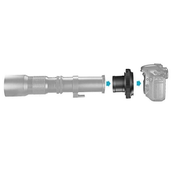 Neewer 1,25 Zoll T2-EOS Teleskophalterung MIT T-Cincin kompatibel MIT Kamera EOS 5D 5D Mark II 50D 60D 30D 40D 350D 400D 500D 600D 1100D 1D Mkiii Digitaler pemberontak T4i T3i DSLR Kamera Objetiv-Intl