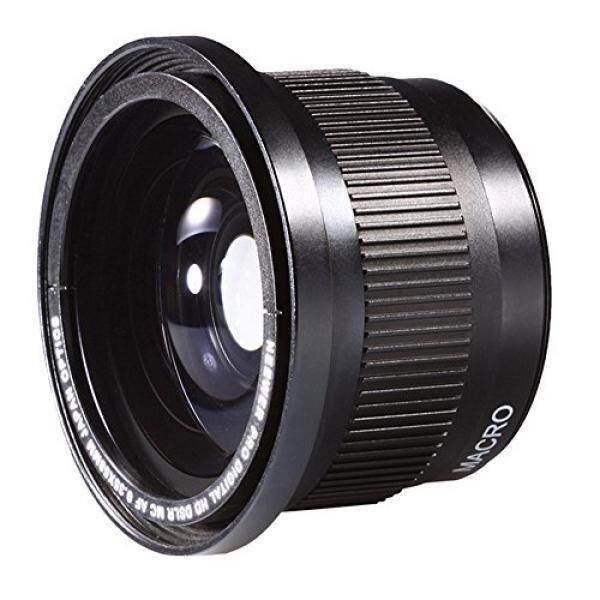 Neewer 58MM 0.35X Super Fisheye Wide Angle Lens w/ Macro Close Up Conversion Lens for CANON REBEL (T5i T4i T3i T2i T1i XT XTi XSi SL1), CANON EOS (700D 650D 600D 1100D 550D 500D 100D 60D 7D) DSLR Cameras + Microfiber Cleaning Cloth - intl