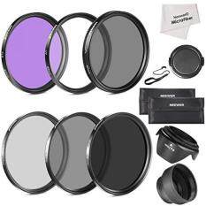 Neewer 67MM Must Have Lens Filter Accessory Kit for CANON Rebel T5i T4i T3i T3 T2i, EOS 700D 650D 600D 550D 70D 60D 7D 6D DSLR Cameras with 18-135MM EF-S IS STM Zoom Lens - Includes: 67MM Filter Kit (UV, CPL, FLD) + ND Neutral Density Filter Set (ND2