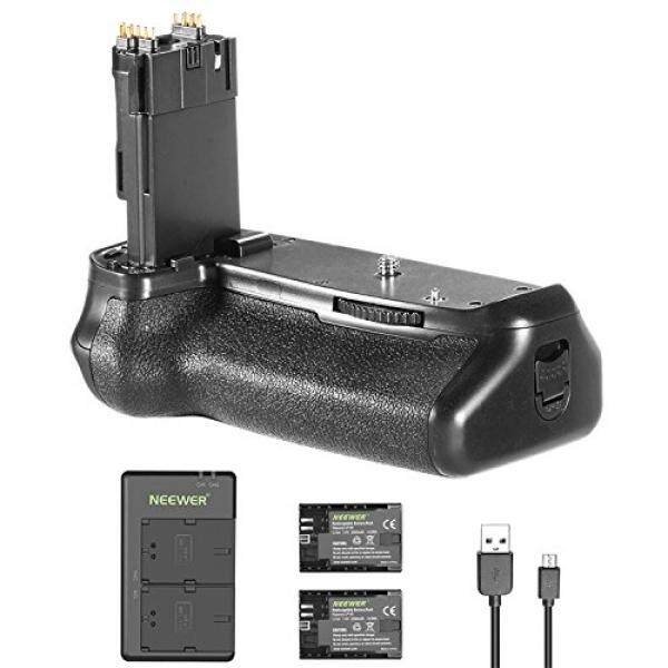 Neewer Akku-Griffhalter (Ersatzgriff F? R Canon BG-E14) Und 2 St? CKE 2000 MAh LP-E6 LP-E6N Ersatzbatterie MIT Mikro Usb Eingang Dual Ladeger? T F? R Canon EOS 70D 80D Kamera DSLR-Internasional