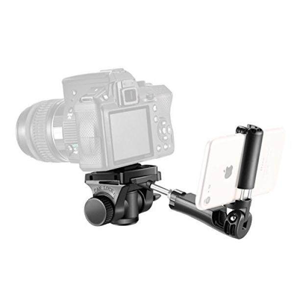 Neewer Kamera Stativ Kugelkopf MIT 1/10, 2 Cm Schnellwechselplatte Masjid Sidi Bashir MIT 2-in-1-Griff Bar/Klip Praktis Halterung F? R Perkakas Bertualang Digital DSLR Kamera Video Camcorder, Telepon Pintar Samsung (Schwarz)-Intl