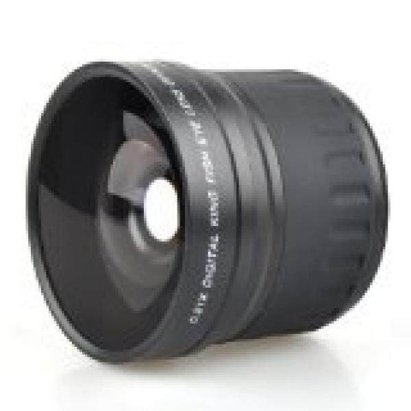 Neewer Fotografi 58 Mm AF 0.21X Sudut Lebar + Mata Ikan Lensa untuk Canon Nikon Sony Pentax Olympus dan DSLR lensa Kamera dengan 58 Saringan Mm Benang-Internasional