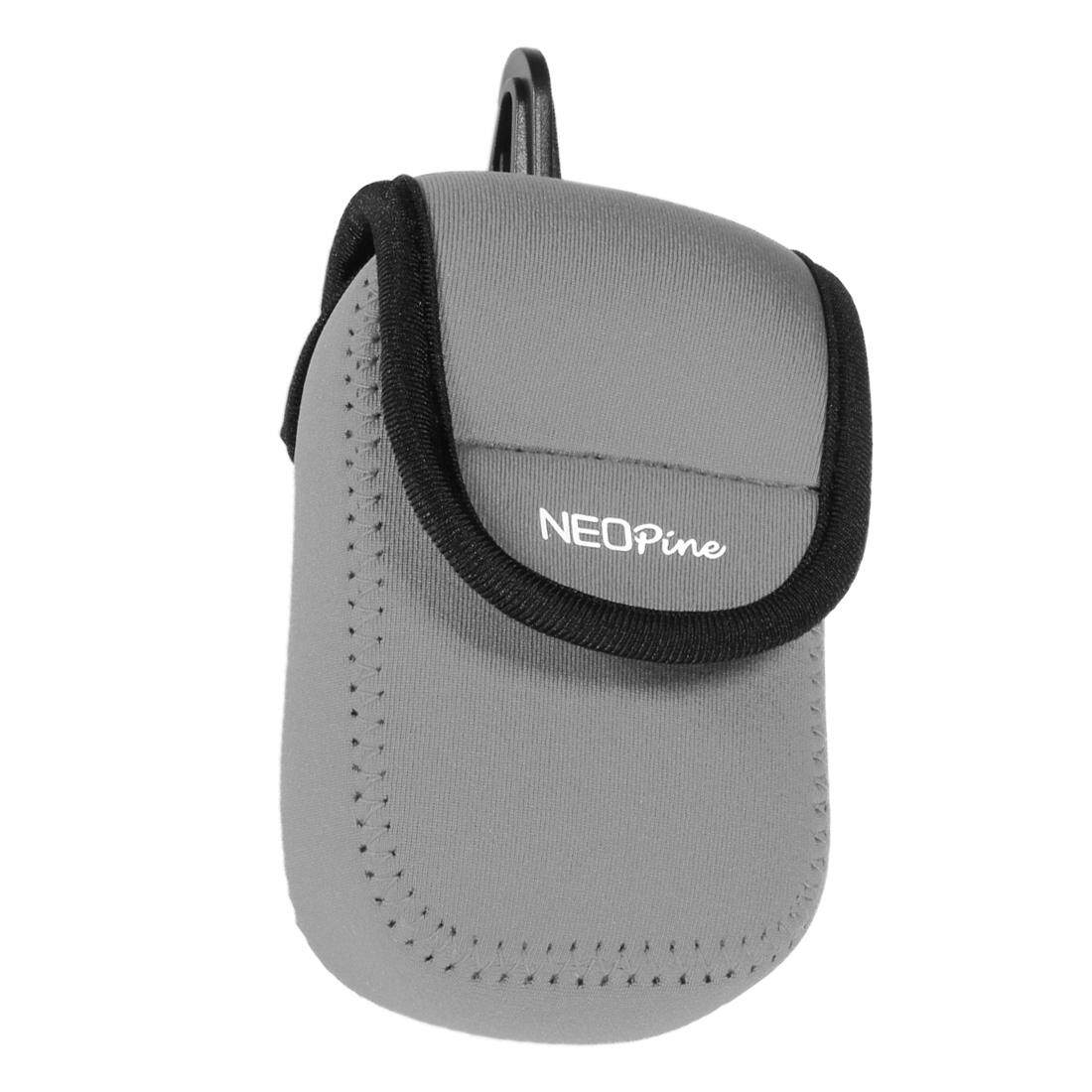 NEOpine Neoprene Kamera Tas untuk Canon G9X, Ukuran: 8.0*4.0*12.5 Cm (Grey) -Internasional