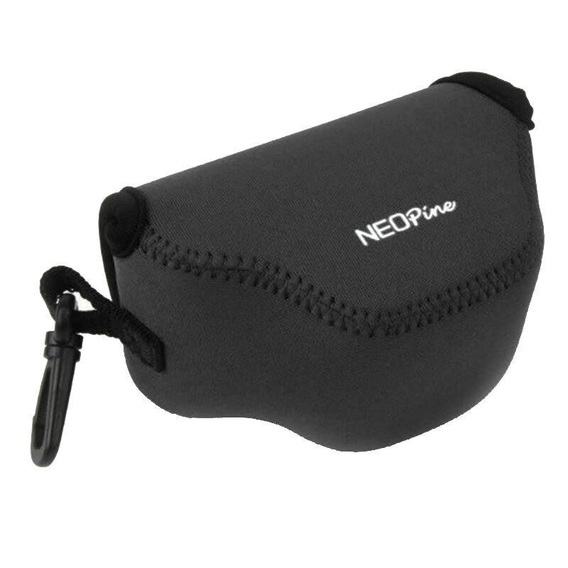NEOpine Neoprene Aman Kejutan Lembut Tas dengan Kait untuk Nikon J4 Camera (Hitam)-Intl