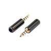 New 3.5mm 1/8 Male Plug 4 Pole TRRS To 3.5mm Female Jack Audio Adapter Connector