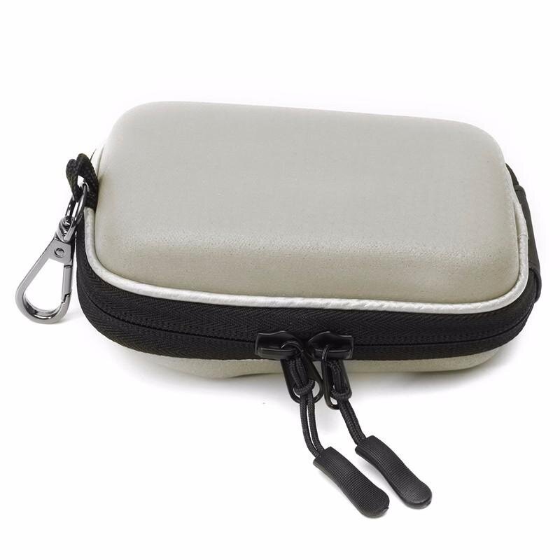 New Digital Camera Bag Case for Canon G9X G7X G7XII SX720 SX710 SX700 N100 SX280 SX275 SX260 SX240 A4000 A95 with Carabiner White