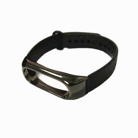 New Fashion TPE Wristband Business Style Strap Bracelet For Xiaomi Mi Band 2