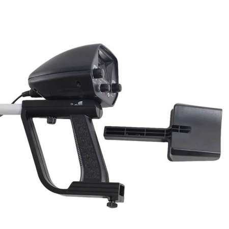ใหม่ Professional เครื่องตรวจจับโลหะกันน้ำเครื่องตรวจจับทองมือจับปรับได้สีดำ - INTL