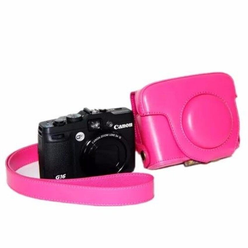 New PU Leather Camera Bag Case Cover Pouch for Canon PowerShot G15(Intl) SHENG HOTT 984 - intl