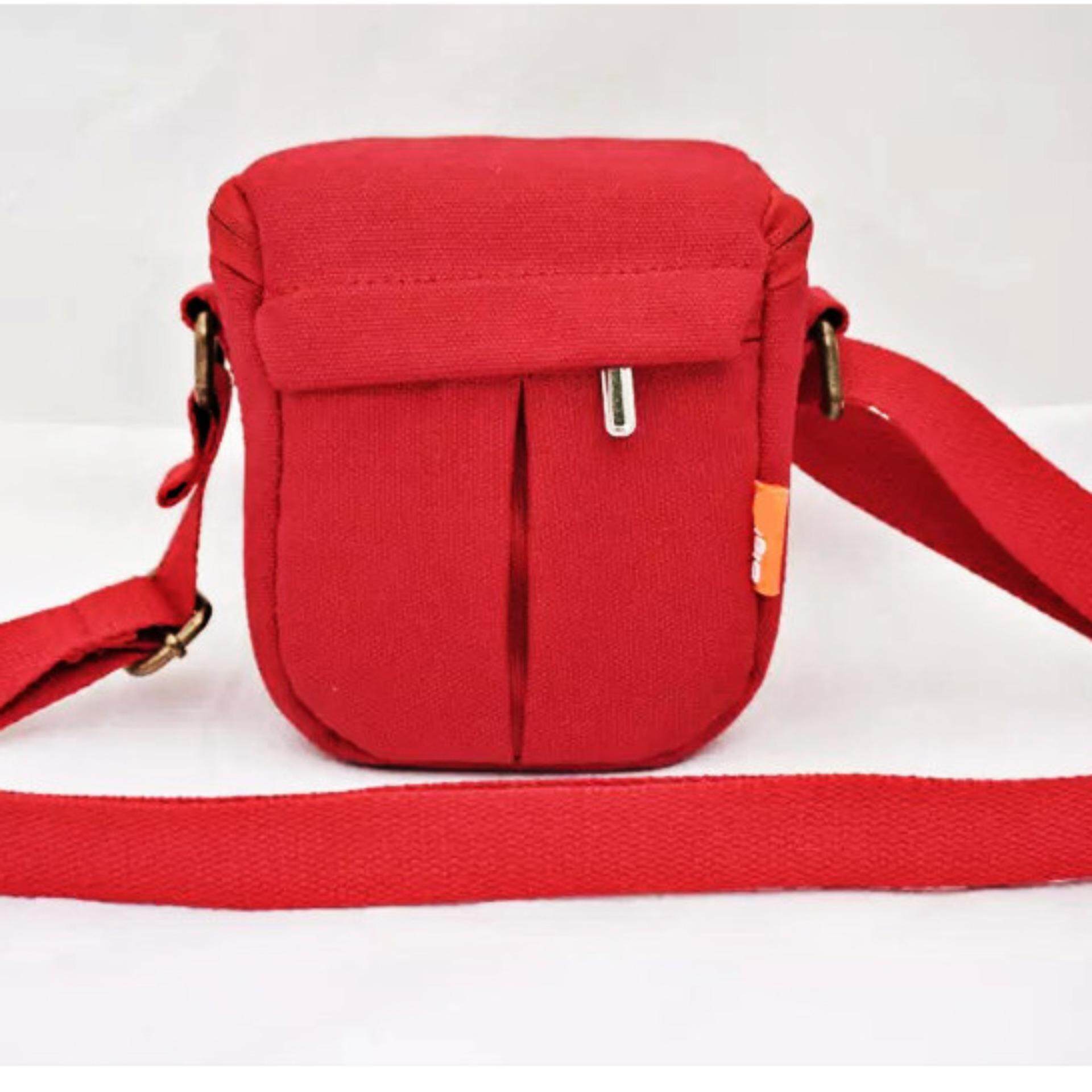 Baru Shockproof Camera Shoulder Strap Canvas Bag Case Cover untuk Canon EOS M10 M2 M3 Kamera