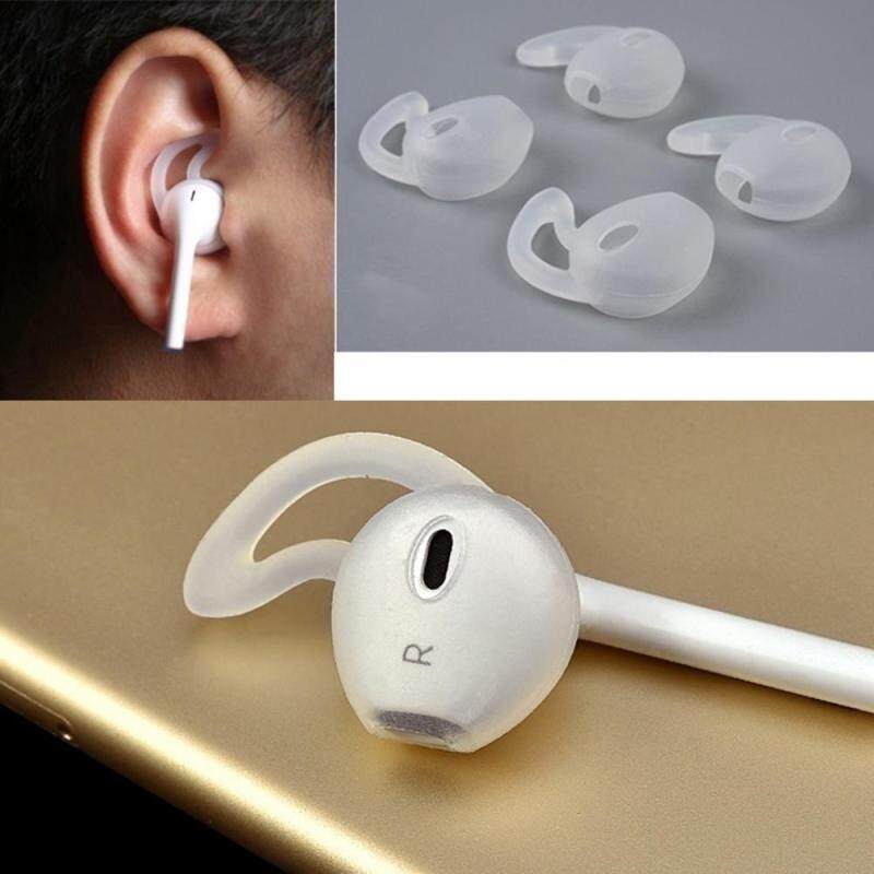 niceEshop 2 Pair Anti-slip Soft Silicone Replacement Earbud Ear Tips Earpods Cover Cushion Earphone Case For Iphone 7/7p/6/6p/6s/6sp/5/5s Singapore
