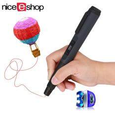 niceEshop 3D Printing Pen, 3rd Generation Intelligent 3D Printer Doodle Pen With Safety Holder And 3 Free 1.75 Mm ABS Filament Refills