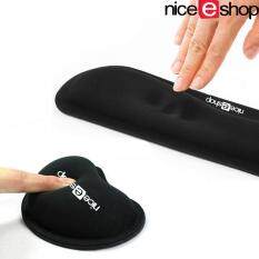 niceEshop Keyboard Wrist Rest Pad And Mouse Gel Wrist Rest Support, Ergonomic Wrist Cushion Support With Memory Foam For Computer And Laptop Malaysia