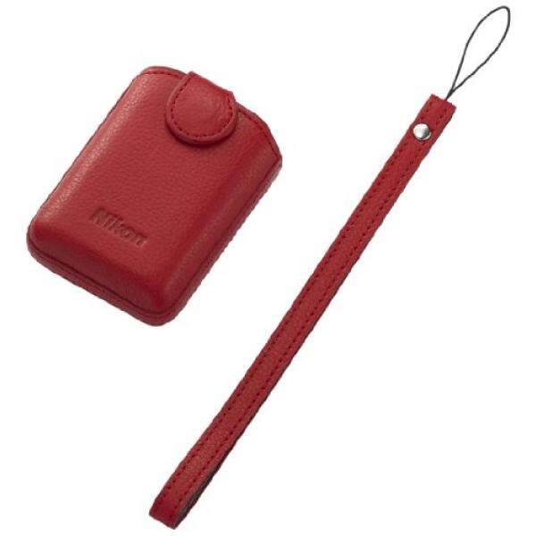 Nikon 25863 CS-CP4-1 Case Kulit (Merah)-Intl