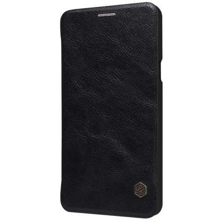 NILLKIN Qin Series ปกหนังสำหรับซัมซุงกาแล็คซี่ Note5 N920 พร้อมช่องเสียบบัตร (สีดำ)