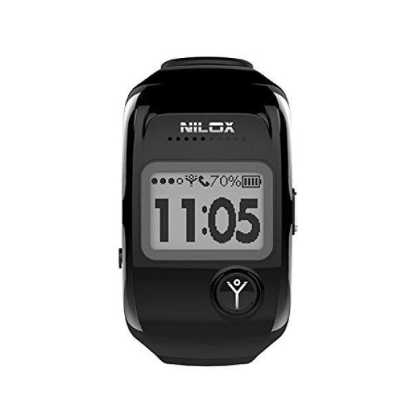 Nilox – Bodyguard-Smartwatch mit GPS-Tracker, Farbe: Schwarz - intl