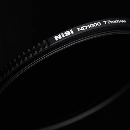 NISI 67mm Nd1000 ความหนาฟิลเตอร์ธรรมชาติ Ultra Slim ND 1000 สีเทากระจกกรองแสงเลนส์ถ่ายภาพแนวนอน