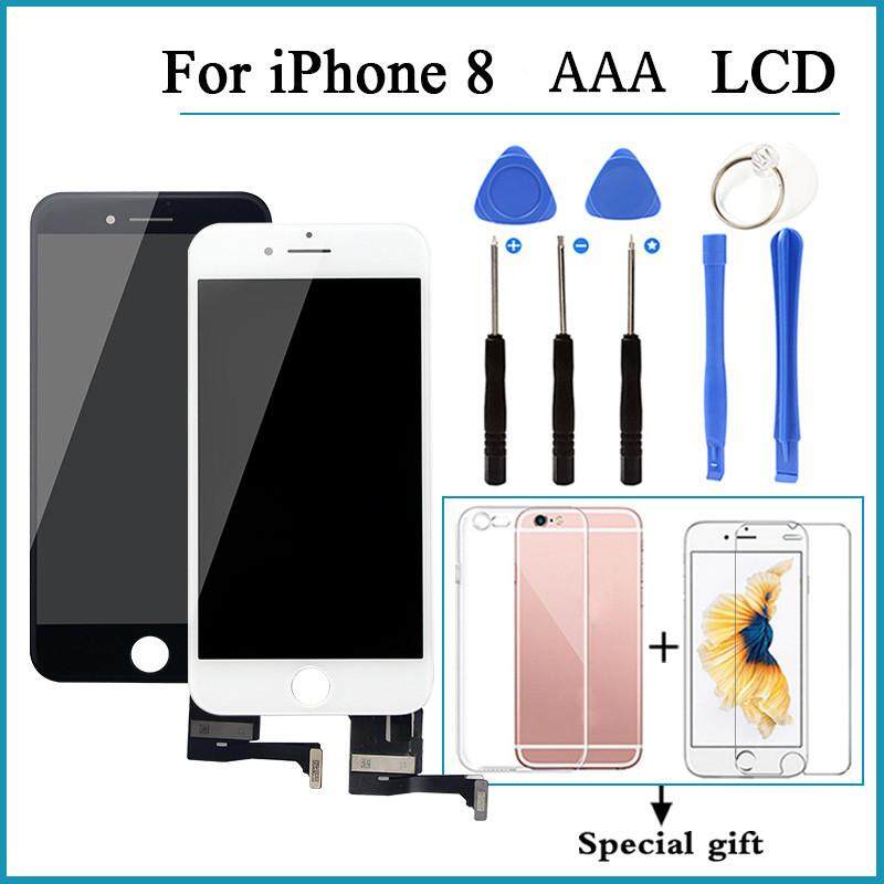 Tidak Ada Pixel Yang Mati LCD untuk iPhone 8 Layar Pengganti Grade AAA LCD-Intl