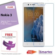 Nokia 3 Tempered Glass Protector 0.26mm + 9H Hardness (HD Clear)