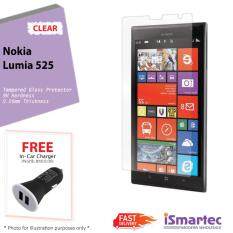 Nokia Lumia 525 Tempered Glass Protector 0.26mm + 9H Hardness (HD Clear) +