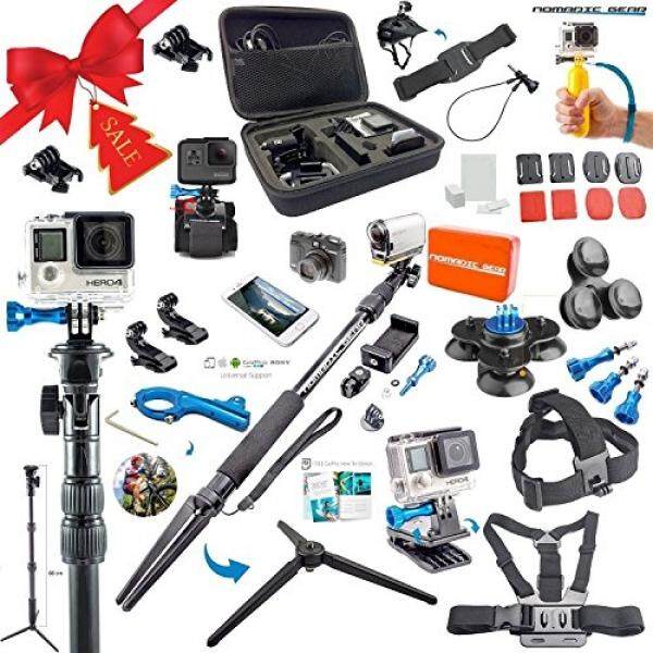 Nomadic Gear 55-in-1 Action Camera Accessories Kit for GoPro, Sony Action Camera, Garmin, Ricoh Action Cam, SJCAM, iPhone and Android Epic Photo Shooting 101 ebook - intl