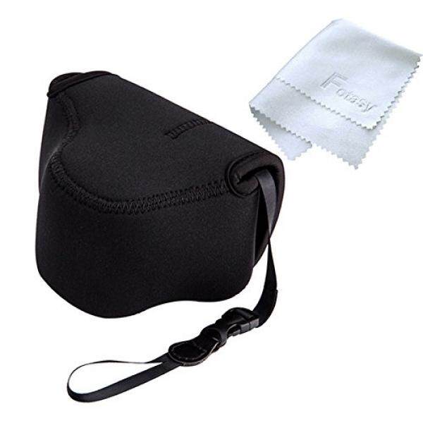 OC-F1BK Mirrorless Camera Pouch for Fujifilm X-T10/X-A2/X-A3 +35mm F2/ 18mm F2 Lens & Olympus E-PL8/E-M10 II + 14-42mm Lens & Olympus SP-610UZ SP-620UZ SP-810UZ SP-820UZ - intl