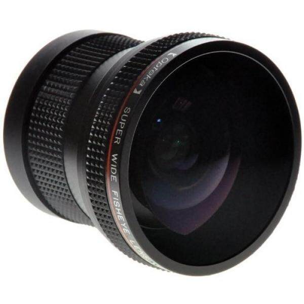 Opteka 0.20X Super Profesional AF Lensa Mata Ikan untuk Nikon D4s, D4, D3x, DF, D810, D800, d750, D610, D600, D7200, D7100, D7000, D5500, D5300, D5200, D5100, d3300, D3200 dan D3100 Digital Kamera SLR-Intl