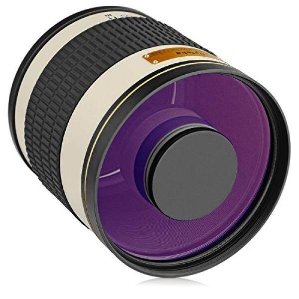 Opteka 500 Mm F/6.3 (dengan 2x-1000 Mm) Tele Lensa Kaca untuk Sony A9, a7R, A7S, A7, A6500, A6300, A6000, A5100, A5000, A3000, NEX-7, NEX-6, NEX-5T, NEX-5N, 5R, 3N dan E-Mount Kamera Digital-Internasional
