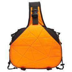 Orange Triangle Waterproof Camera Shoulder Bag for Sony Nikon Camera(Orange)