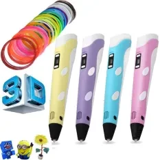 Original 3D Pen 2nd Generation Smart Pen 3D Model 100~250V 2A with LCD Screen ABS / PLA Filament Colorful 3D Pen Creative Gift