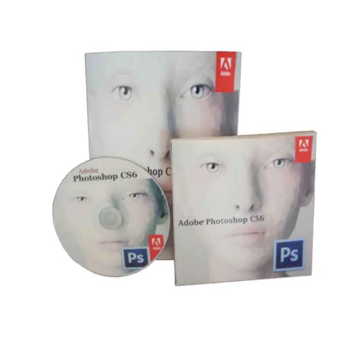 Original Adobe Photoshop Cs6 Retail Box With Cd For Windows Lazada