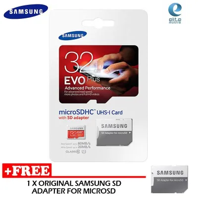 [ORIGINAL] SAMSUNG Evo Plus 32GB MicroSD Card (MALAYSIA WARRANTY)
