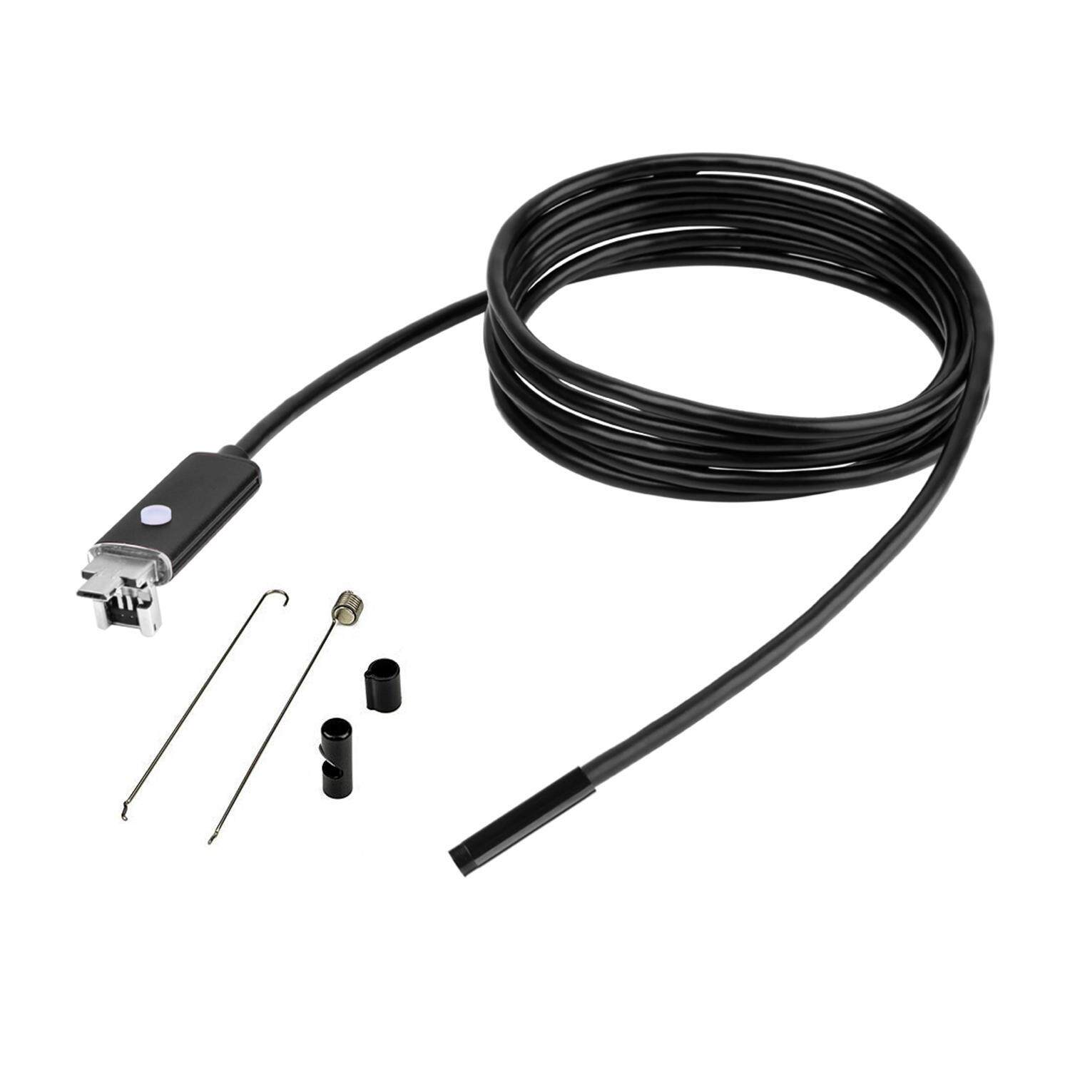 ouhofus USB Endoscope Borescope Inspection Camera Waterproof Snake Camera with 6 Adjustable Led Light for Android with OTG Micro USB and PC - 6.5FT (2 Meter) - intl