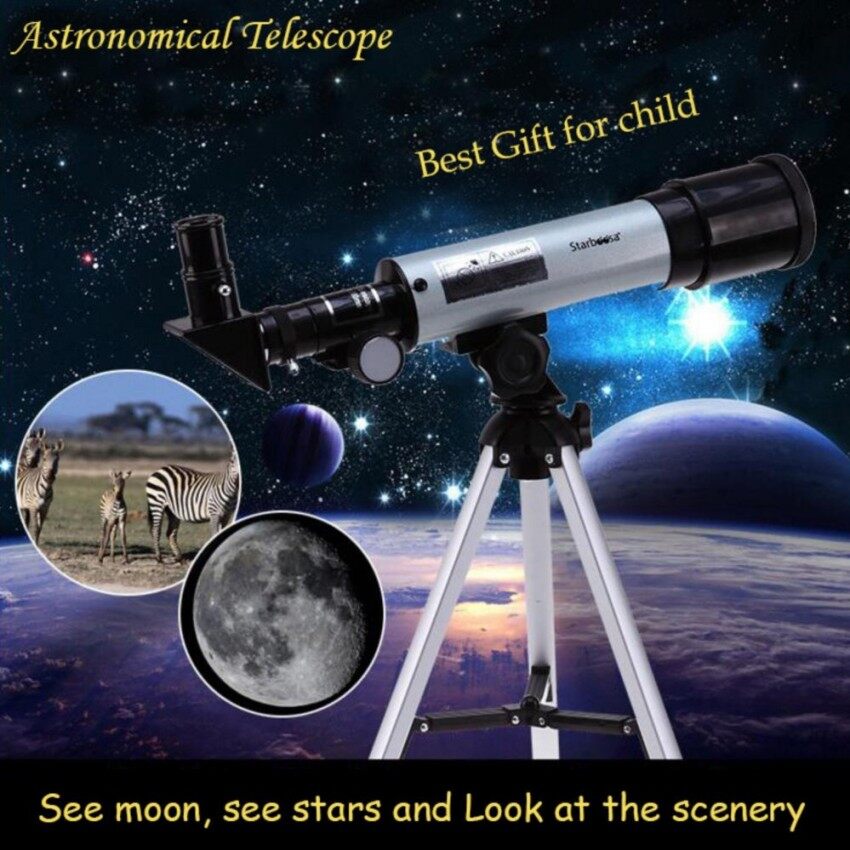Outdoor Monocular Space 360 degrees Spotting Scope 50mm telescopic Astronomical Telescope With Portable Tripod - intl