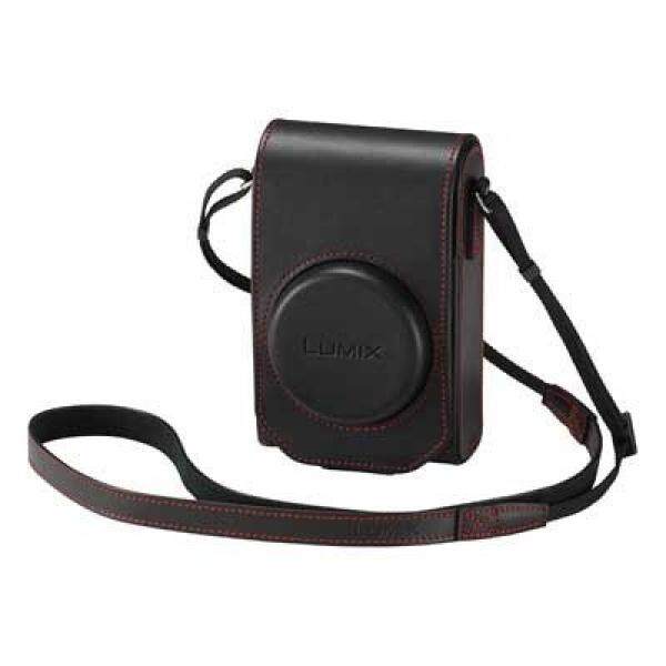 Panasonic Schutzh? Lle/Kameratasche Und Ersatzakku F? R Lumix TZ100, Aus Kunstleder, Schwarz-Intl