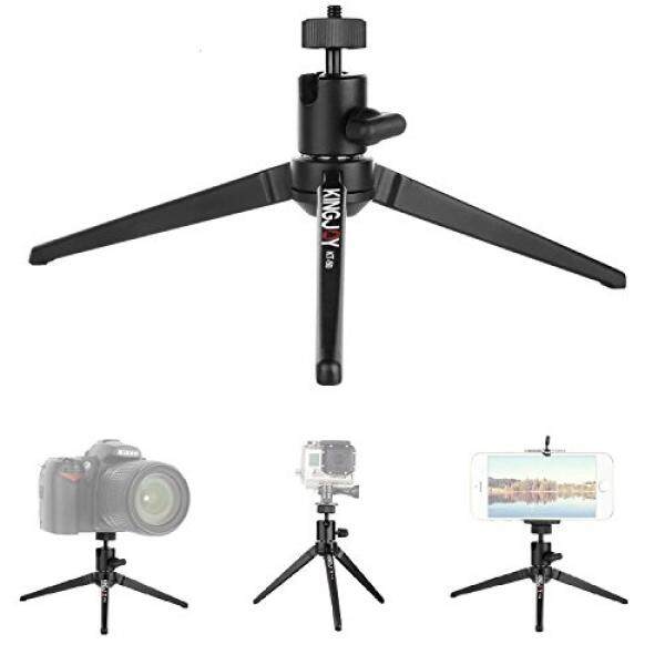 Papaler Papaler Mini Tripod Meja Desktop Portabel Tripod Bepergian Kaki Berdiri dengan Bola Putar Kepala untuk DSLR Kamera Digital Perkakas Bertualang GoPro Telepon Seluler- internasional