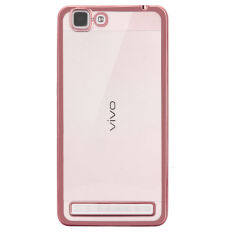 MYR 15 PinTo Electroplating Transparent soft Silicone TPU Case case For VIVO X5 MAX with HD Screen Protector -Transparent Rose ...