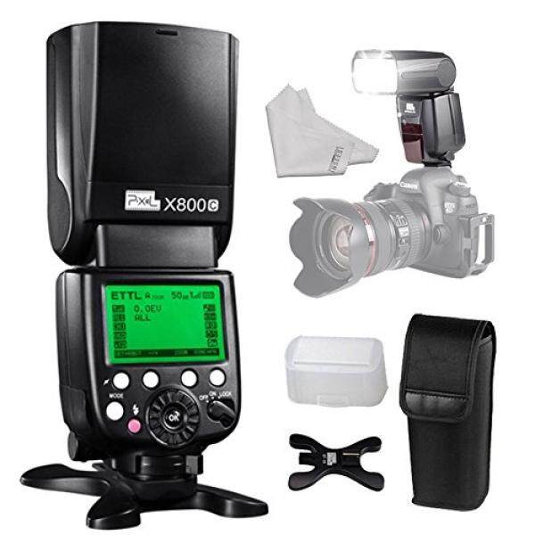 PIXEL E-TTL HSS Wireless Speedlite Flash Come with Stand Diffuser INSEESI Clean Cloth For Canon Eos Digital SLR Camera 5D Mark IV III 6D 7D II 80D 70D 60D 760D 750D 700D 650D 600D 550D 500D 450D 6D 7D - intl