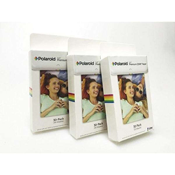 Polaroid 2 x 3 Zoll Premium Zink Fotopapier Kit 3 Packungen (90 Blatt) ? kompatibel mit Polaroid Snap, Z2300, Socialmatic Instant Camera und Zip Instant Printer - intl